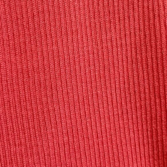 Vintage Harold's Scarf Wool Ribbed Rectangular 60x10" made in Italy Pink Scarave - Picture 4 of 6